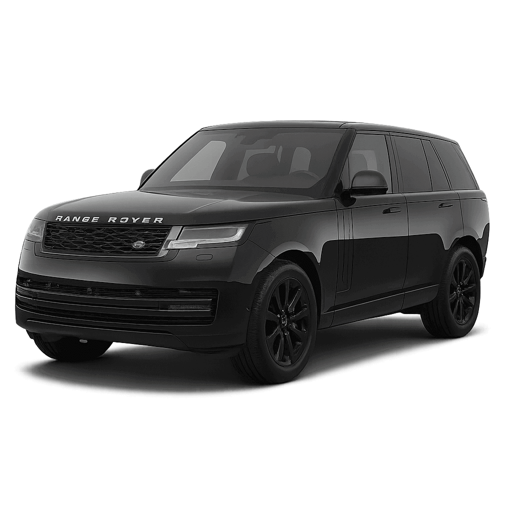 Black Nissan commercial cargo van.